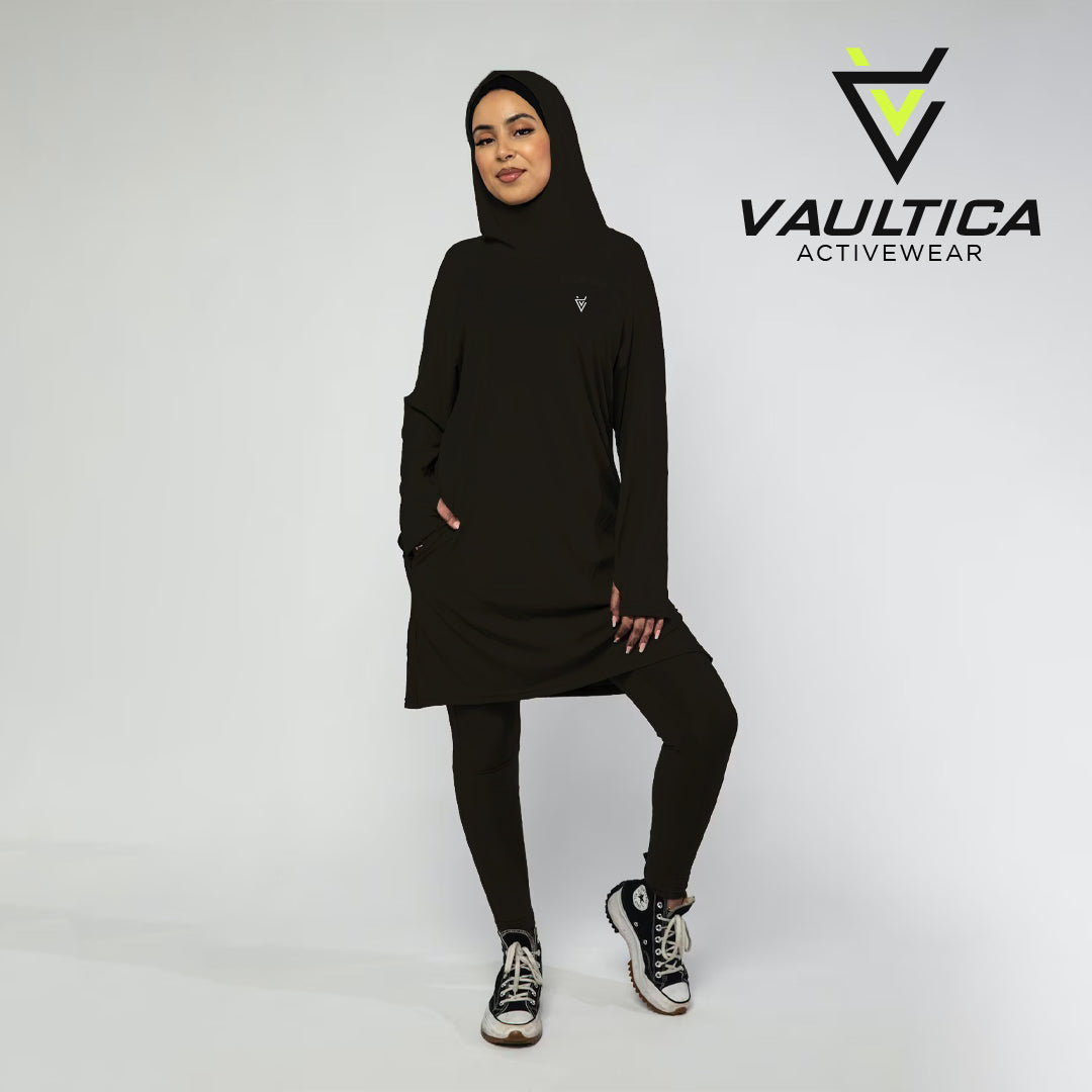 Vaultica - Women's Modest Activewear - Black