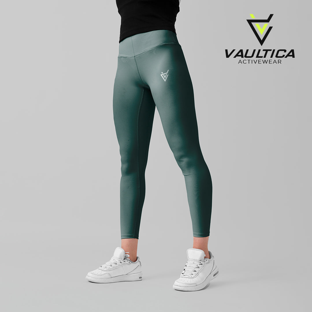 Vaultica - Women's Pro Leggings - Sea Green