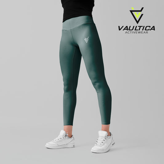 Vaultica - Women's Pro Leggings - Sea Green