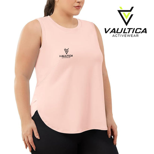 Vaultica - Plus Size Women's Tank Top - Pink